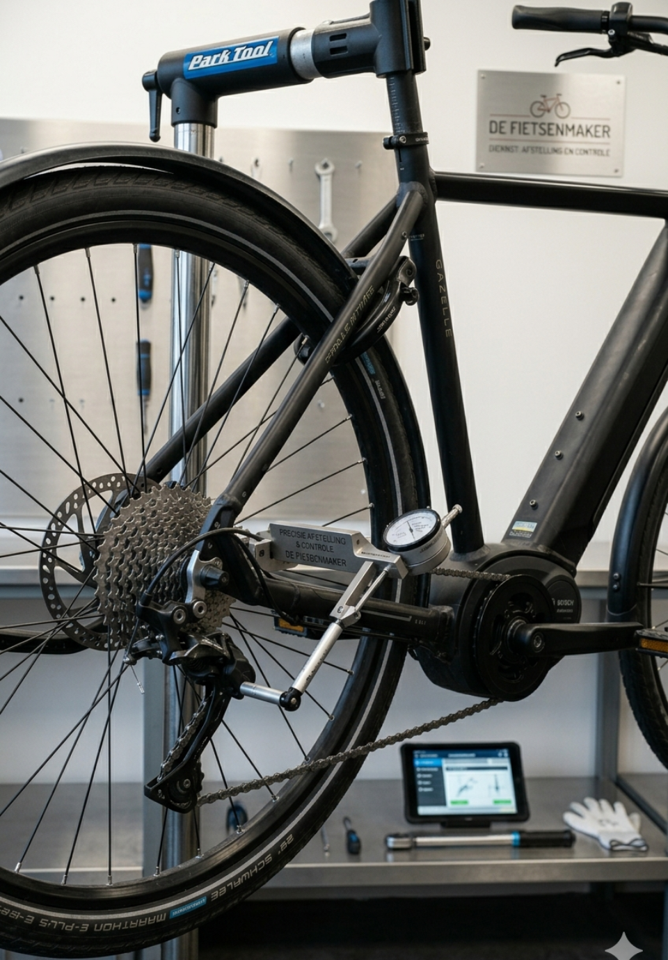 Afstelling en controle fiets fietsservice elzinga