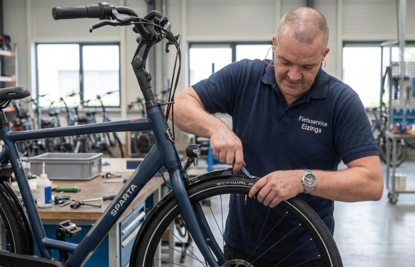 Fietsservice onderhoud elektrische fiets diensten elzinga
